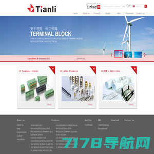 Terminal Block(接线端子)::::::Tainli Eleetrical Machinery(Ningbo) co.,Ltd(天利电机(宁波)有限公司)