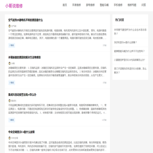 小哥说维修