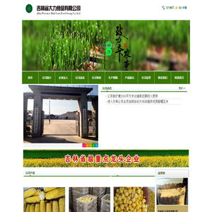 吉林省大力食品有限公司|吉林甜玉米|吉林省甜玉米|吉林市甜黏玉米