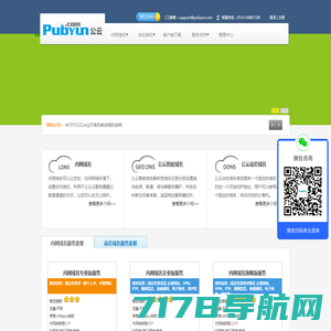 专业的云计算、动态域名服务提供商 - 公云PubYun