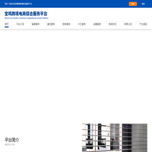 宝鸡跨境电商综合服务平台