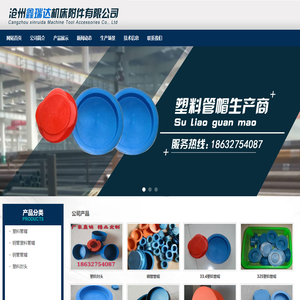 钢管塑料管帽
