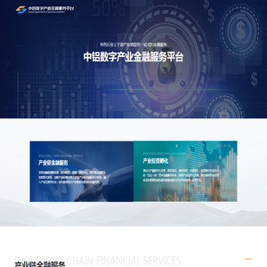 中铝数字产业金融服务平台